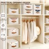 Homsorout Stackable Storage Drawers - Collapsible Storage Bins with Drawers,