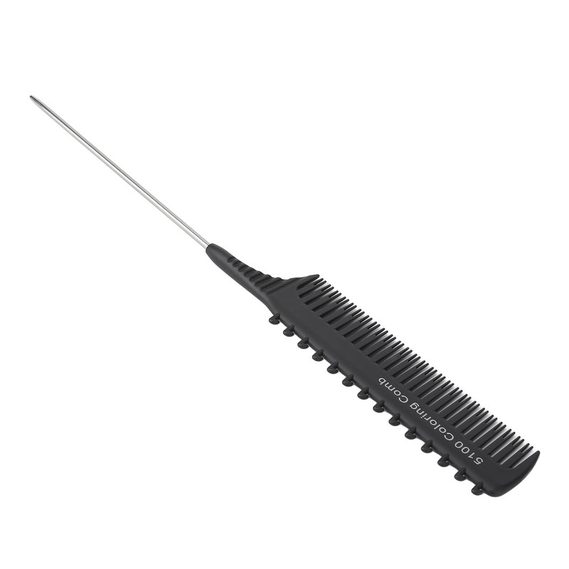 Highlighting Clip Comb,Durable Plastic Tail Comb with Hook Teeth,Fine Tooth
