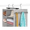 Whitmor Hanging Shoe & Sweater Organizer with Accessory Hooks -