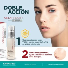 Suero Facial Aclarador Despigmentante Meladermic Total con Protector solar FPS 50+ 30g Todo Tipo De Piel