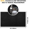Halero 78"x40" Black Underfelt Carpet for Speaker,Sub Box Carpet, Auto,RV,Boat,Marine,Truck,Car