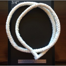 3/4" Round Fiberglass Wick Kerosene Oil Lamps Lanterns Replacement Wicks Torch Wine Bottle Candle DIY (34)(3 4) Emergency Lighting Romantic Evenings Mood Lighting (5')