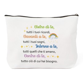 Geschenke für Abschlussfeier, Kosmetiktasche, Damen-Handtasche, Geschenk für Abschlussfeier, Geschenke für Abschlussfeier, Geschenkideen für Damen, beige