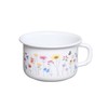 Riess, 0299-070, Coffee Bowl 10 cm, 0.4 L, Flora, Enamel,