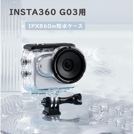TOMGDRACO Insta360 Go 3/Insta360 GO 3S Waterproof Case, Waterproof Depth 60M Underwater Diving Protective Case, Pressure Resistant, Dustproof, Drop Prevention, Easy Installation, Diving Protective