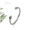 Beach Gypsy's Silver Snake bracelet, Stainless steal snake cuff bracelet