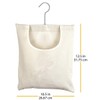 Nicoone Clothes Peg Bag with Hooks, Peg Bag for Washing