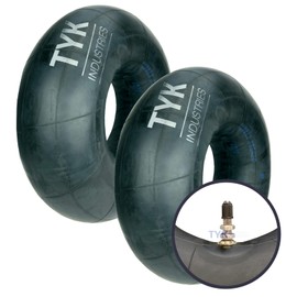TYK (2) Two 22.5x10-8 22.5x10.00-8 ATV Tire Inner Tubes with Straight Metal TR6 Valve Stems That Fits a John Deer Gator