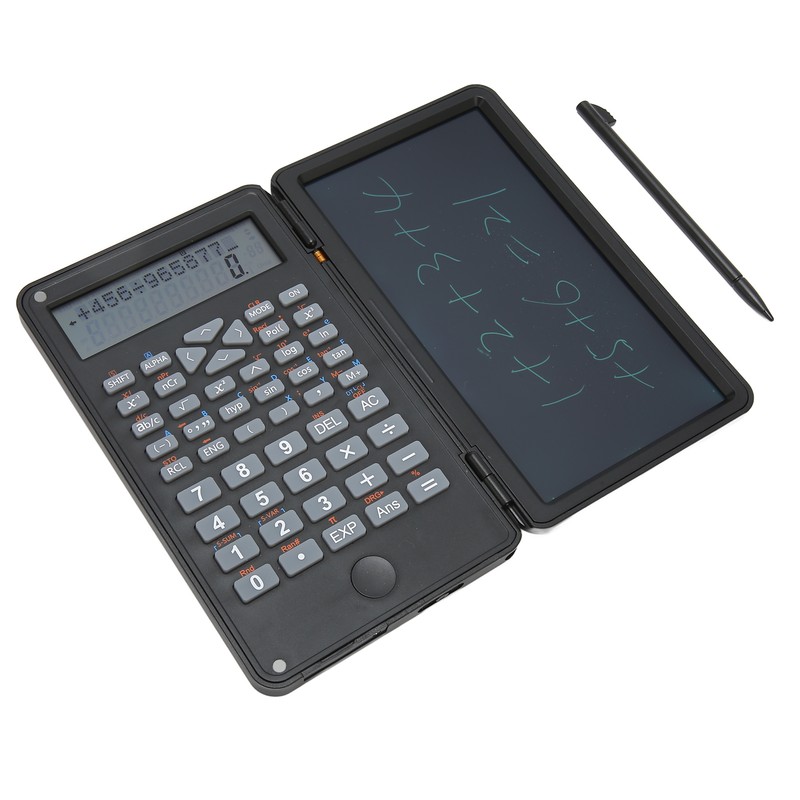 Calculator with Notepad Portable 10 Digits LCD Display Scientific Calculator