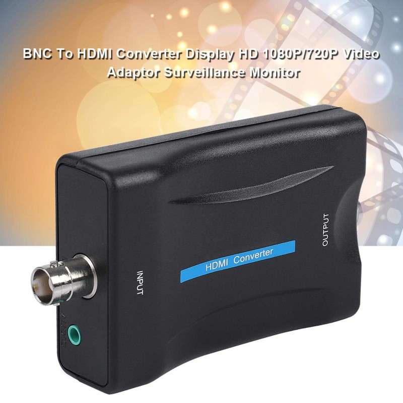 BNC to for HDMI Converter, HD 1080P/720P Display Video Adapter