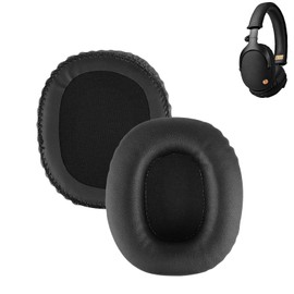 For Marshall For Marshall Monitor Wireless/Monitor II/Wired Replacement Headphone Pad, Noise Prevention, Leak-Proof, 1 Pair, High Density Foam Ruimi (Protein Leather/Black)