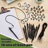 Lewtemi 10 Sets 24 Inch Pen Leash Pen Silicone Lanyard