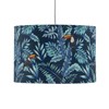 firstchoicelighting Tropical Toucan Design Velvet Easy Fit Ceiling Pendant Lightshade