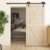 TSMST 4FT Sliding Barn Door Hardware Kit, Heavy Duty Sturdy