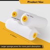 Mister Rui Foam Paint Rollers, 10 Pack 4 Inch Paint