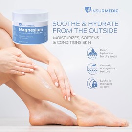 Magnesium Cream for Nerve & Muscle Relief – Lavender Night Lotion for Cramps & Relaxation (4 oz / 120g)