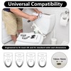 6Pcs Soft Close Toilet Seat Fixings Kit, Universal Stainless Steel