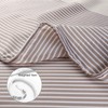 MORNITE Beige Shower Curtains for Bathroom, Shower Curtain Gold Tan