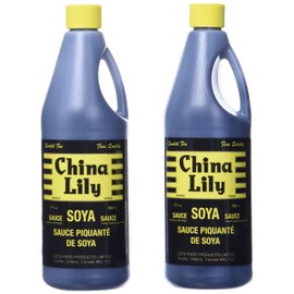 China Lily Soy Sauce 483ml/16.3 fl. oz, (2pk) {Imported from Canada}