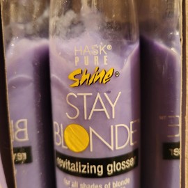 Hask Pure Shine STAY BLONDE Revitalizing GLOSSER 5 fl oz HTF RARE