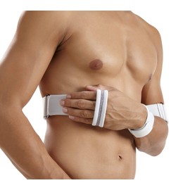 Push Med Schulterfixationen grau/aubergine/Gr.3