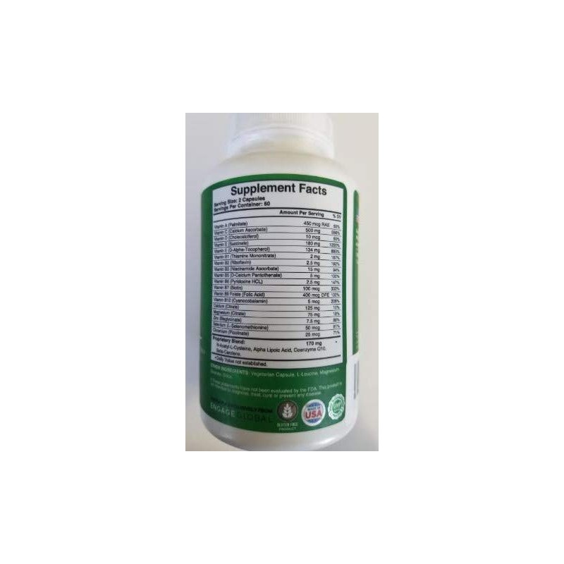 Micro Daily Supplement; 1 Month Supply. MMF Maximum Micronutrient Formula