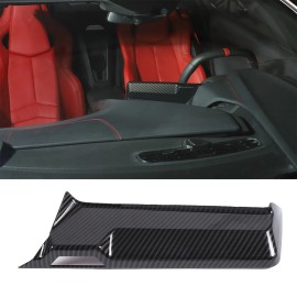 car-king888 ABS Carbon Dashboard Navigation Screen Back Cover For Corvette C8 Z51 Z06 2020+