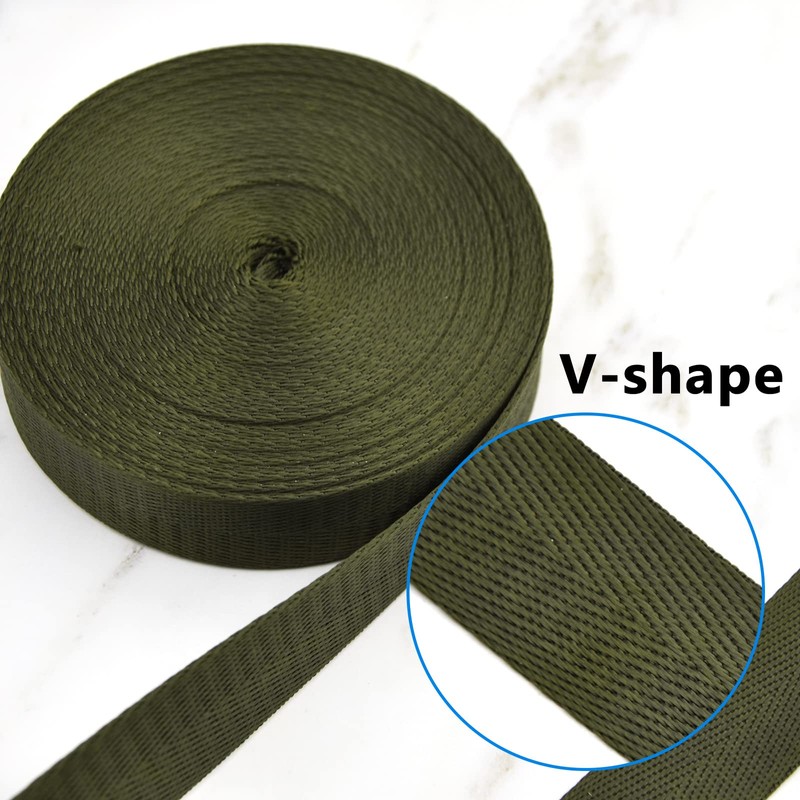 MELORDY 1 inch Buckles Straps Set with 10 Yards Nylon