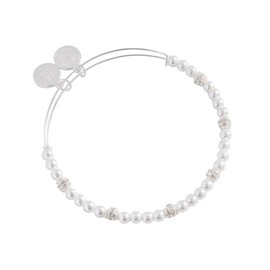 Alex and Ani Pearl and Rondelle Beaded EWB, SS