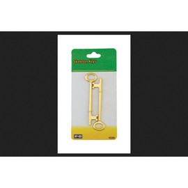 Hy-ko Kc200 Notched Tip Skeleton Decorative Keys, Brass Plated, 2-Pack