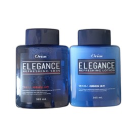 orios Oryx non-sticky large capacity mild for men men's cosmetics set Elegance Refreshing single item 2 types in 1 set / 오릭스 끈적임없는 대용량 순한 포맨 남성화장품세트 엘레강스 리후레싱 단품 2종 1세트