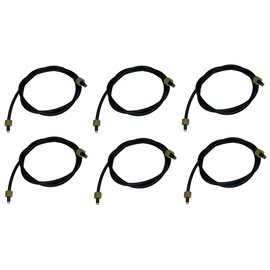 Sellerocity 6-Pack of Air Compressor Tube Kits (Connects Check Valve to Pressure Switch Unloader) 1/4 OD X 3/16 ID Compression Size Hose with Nut/Ferrule/Insert Combo