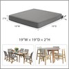 Favoyard Outdoor Chair Cushions 19"W x 19"D x 2"T Set