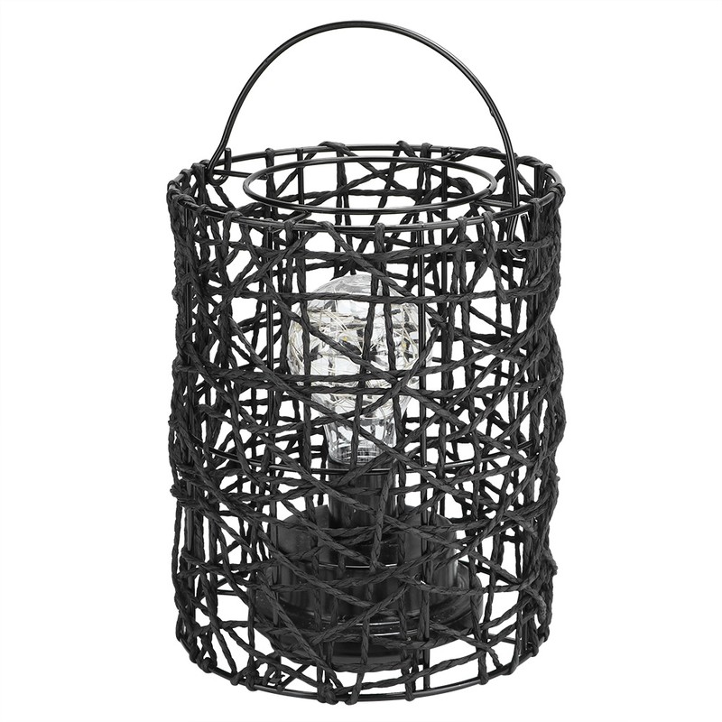 Iron Cage LED Night Light Bulb Lamp for Bedroom Lighting