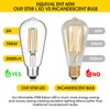 Gozelux Vintage LED Edison Bulbs, 6W, Equivalent 60W, Dimmable, High