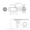High Security Dimple Key Style Vending Machine Lock for T