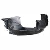 TRQ Front Left Inner Fender Liner Black Drivers Side Compatible