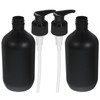 iplusmile 2Pcs Matte Manual Lotion Dispenser Refillable Pump Bottles for