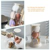 Mikinona Makeup Puff Storage Organizer Rotatable Case for Makeup Tools