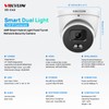 VIKYLIN 4MP PoE IP Camera,DMSS/SmartPss Lite,2.8mm Lens Smart Dual Light