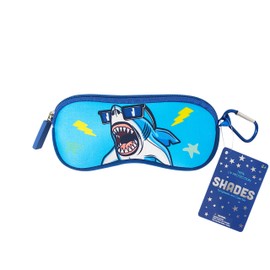 LUV HER Kids Shark Sunglasses & Case Set – UV Protection – Fun Ocean Theme – Ages 3+
