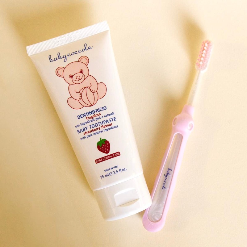 Babycoccole Set of 6 Toothpaste for Children 0-6 Years with