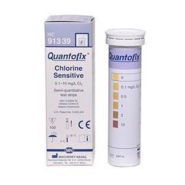 Quantofix 1188317 Chlorine Sensitive Reagent Test Strips for testing total chlorine, CE-Marked (Pack of 100)