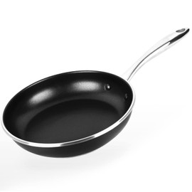 MAGEFESA Prisma – 7.9 inches Skillet, frying pan, made in 18/10 stainless steel, triple layer non-stick, for all types of kitchens, INDUCTION, dishwasher and oven safe up to 392ºF