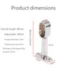 Oval Swivel Retractable Wardrobe Bracket with a Diameter of 16