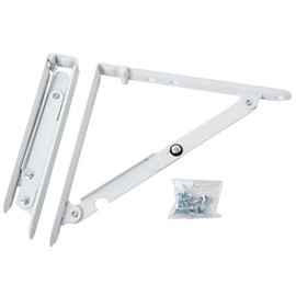 Folding Shelf Holder in White