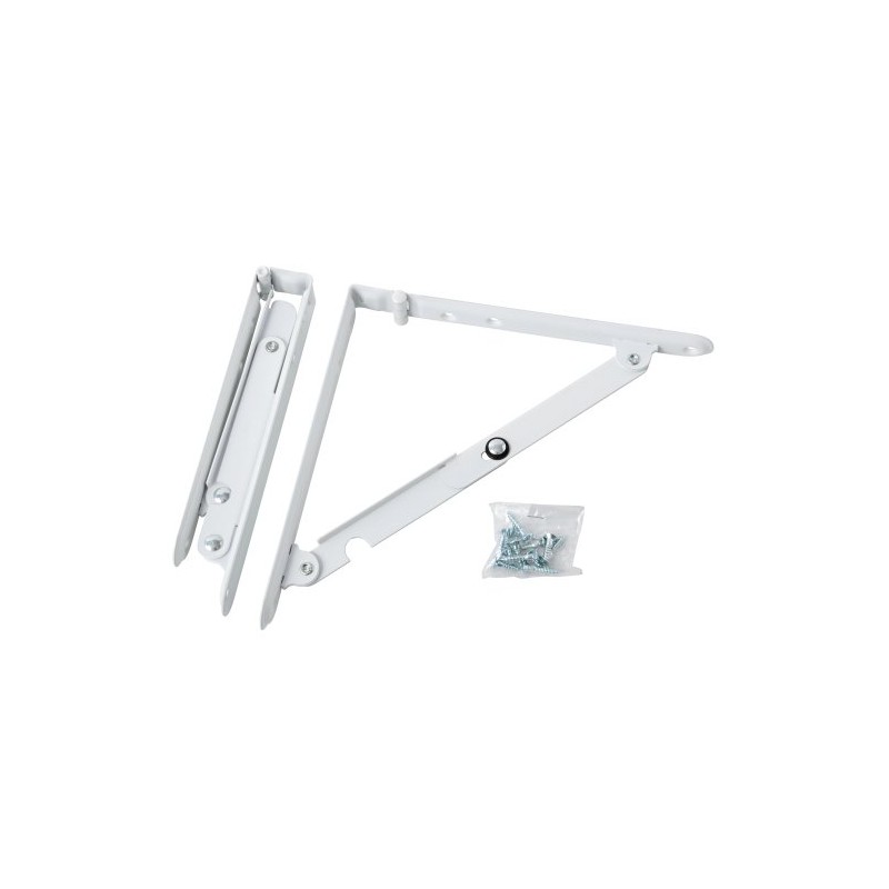 Folding Shelf Holder in White