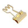 100pcs Binder Clips for Student Strong Clamping Force Metal Arrows