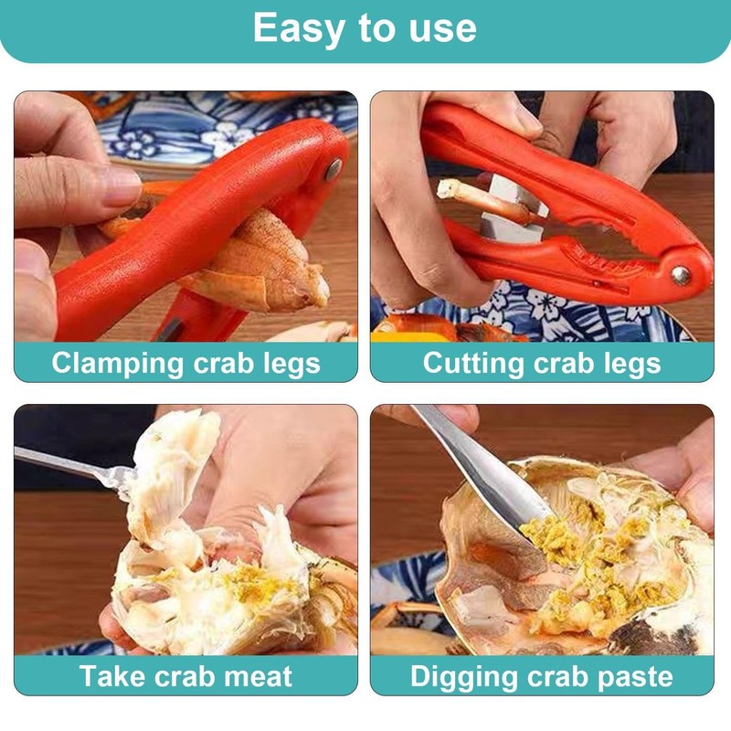 2 Pieces Crab Claw Tools, Multifunctional Seafood Tools, Crab Lobster