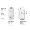 Remote Control Outlet 500ft~1000ft Ultra Long Range 15A Wireless Switch